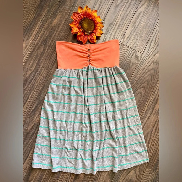 🌻5/$25🌻REWIND Striped Halter Style Dress/Coverup | MEDIUM | - Picture 4 of 5